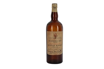 Lot 959 - AN EMPTY BOTTLE FOR HUDSONS BAY BRAND SCOTCH WHISKY, EARLY 20TH CENTURY