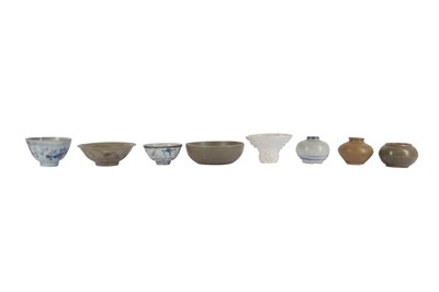 Lot 437 - FOUR CHINESE CELADON PORCELAIN VESSELS, YUAN AND LATER