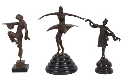 Lot 97 - AFTER DEMETRE CHIPARUS, (ROMANIAN 1886-1947)