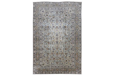 Lot 34 - A FINE KASHAN CARPET, CENTRAL PERSIA