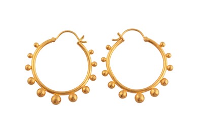 Lot 782 - A PAIR OF EARRINGS