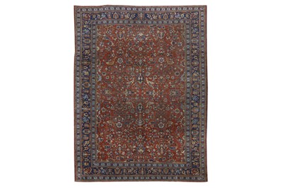 Lot 95 - AN UNUSUAL NORTH-WEST PERSIAN CARPET