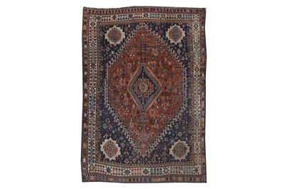 Lot 81 - AN ANTIQUE QASHQAI CARPET, SOUTH-WEST PERSIA
