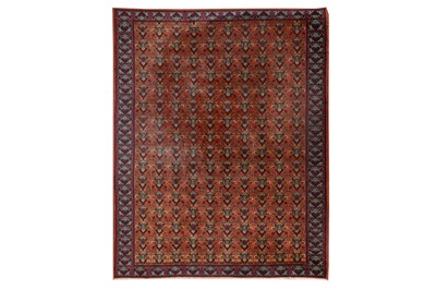Lot 35 - A FINE KHOTAN CARPET, EAST TURKESTAN