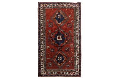 Lot 73 - AN ANTIQUE KAZAK FAHRALO RUG, SOUTH CAUCASUS