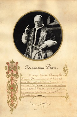 Lot 1156 - Pius XI, Pope