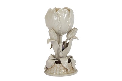 Lot 9 - A BELLEEK PORCELAIN TABLE CENTRE, 19TH CENTURY