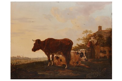 Lot 17 - ATTRIBUTED TO JACOB VAN STRIJ (DORDRECHT 1756-1815)