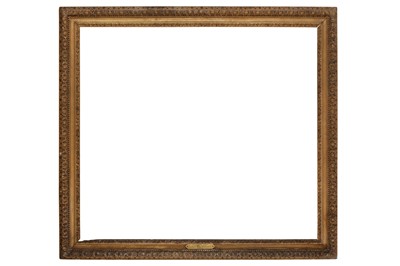 Lot 122 - AN ITALIAN EARLY 18TH CENTURY CARVED AND GILDED FRAME
