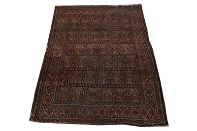 Lot 349 - AN AFGHAN RUG