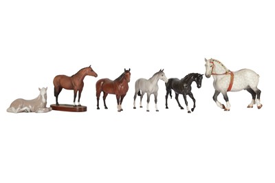Lot 48 - A BESWICK CONNOISSEUR THOROUGHBRED HORSE, LATE 20TH CENTURY