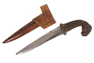 Lot 253 - AN INDIAN DAGGER, 20TH CENTURY
