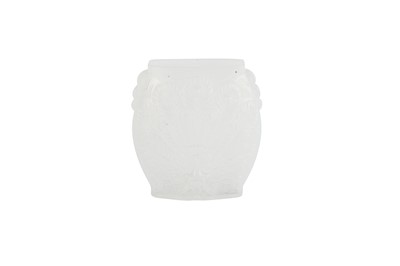 Lot 78 - AN ETLING OPALESCENT GLASS VASE