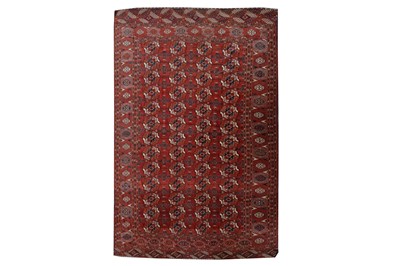 Lot 101 - AN ANTIQUE TEKKE BOKHARA CARPET, TURKMENISTAN