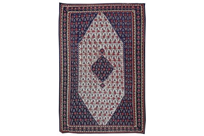 Lot 83 - A FINE SENNEH KILIM, WEST PERSIA