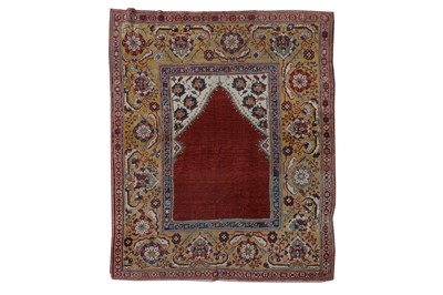 Lot 104 - A FINE GHIORDES PRAYER RUG, TURKEY