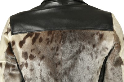 Lot 210 - Dolce & Gabbana Black Fur Trench Coat - Size 44