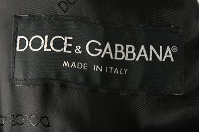 Lot 210 - Dolce & Gabbana Black Fur Trench Coat - Size 44