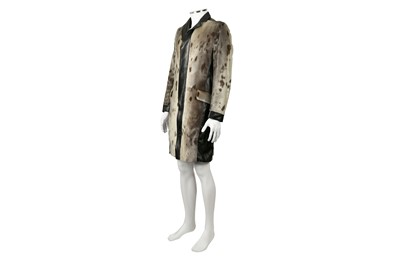 Lot 210 - Dolce & Gabbana Black Fur Trench Coat - Size 44