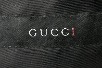 Lot 200 - Gucci Black Devore Dinner Jacket - Size 44