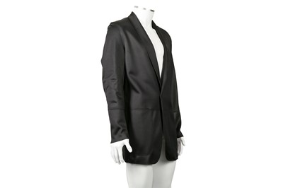 Lot 208 - Jean Paul Gaultier Homme Black Longline Blazer - Size 46