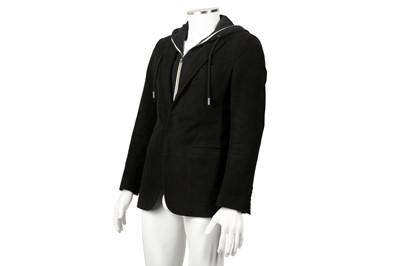 Lot 214 - Dolce & Gabbana Black Hooded Blazer