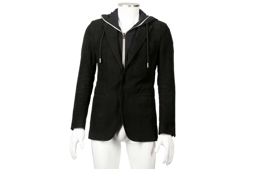 Lot 214 - Dolce & Gabbana Black Hooded Blazer
