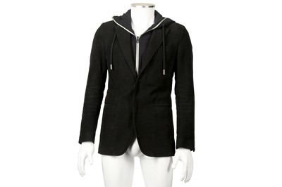 Lot 214 - Dolce & Gabbana Black Hooded Blazer