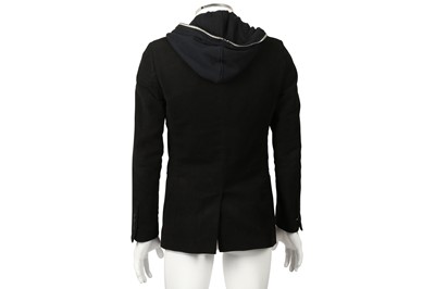 Lot 214 - Dolce & Gabbana Black Hooded Blazer
