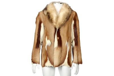 Lot 106 - Dolce & Gabbana Brown Fur Jacket - Size 44