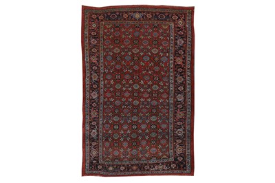 Lot 84 - AN ANTIQUE BIJAR RUG, NORTH-WEST PERSIA