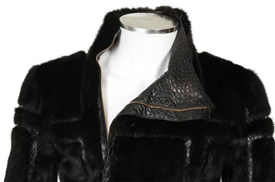 Lot 211 - Gucci Black Mink Fur Jacket - Size 44
