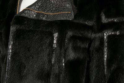 Lot 211 - Gucci Black Mink Fur Jacket - Size 44