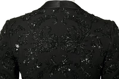 Lot 202 - Dolce & Gabbana Black Embellished Blazer - Size 44