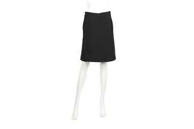 Lot 216 - Givenchy Black Wool Skort - Size 36