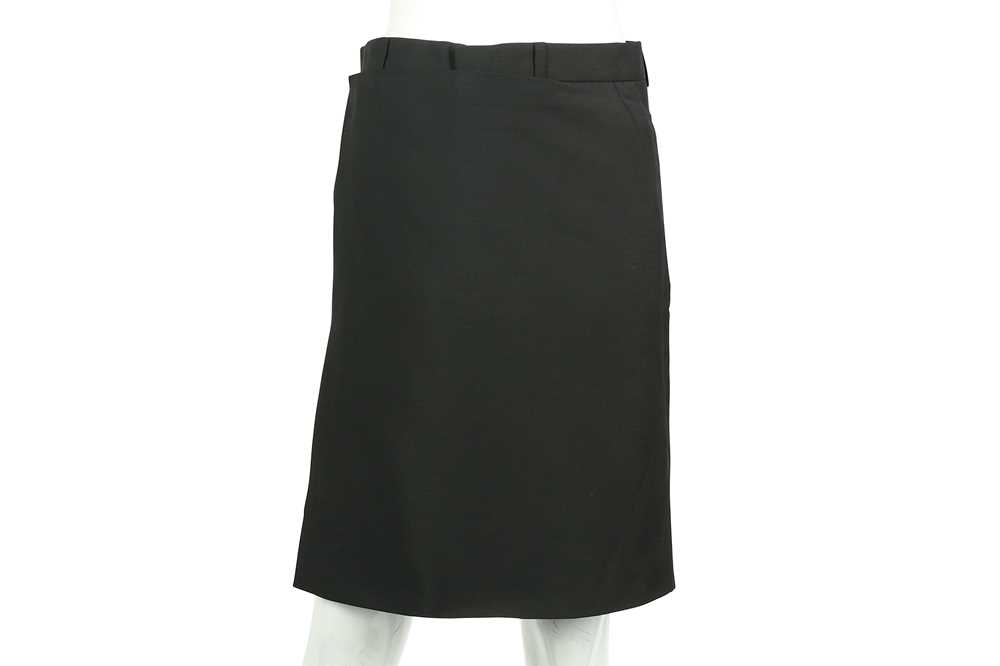 Lot 216 - Givenchy Black Wool Skort - Size 36