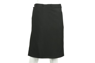 Lot 216 - Givenchy Black Wool Skort - Size 36