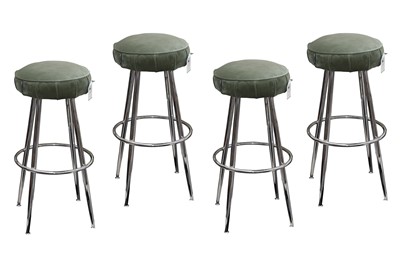 Lot 1048 - PURE WHITE LINES, A SET OF FOUR CONTEMPORARY 'PORTLAND' BAR STOOLS