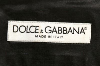 Lot 206 - Dolce & Gabbana Black Silk Embellished Shirt - Size 38