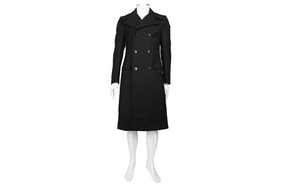 Lot 79 - Dolce & Gabbana Dark Navy Wool Trench Coat - Size 44