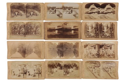 Lot 26 - Underwood & Underwood Stereo cards, United States and Mexico, 1889-1893