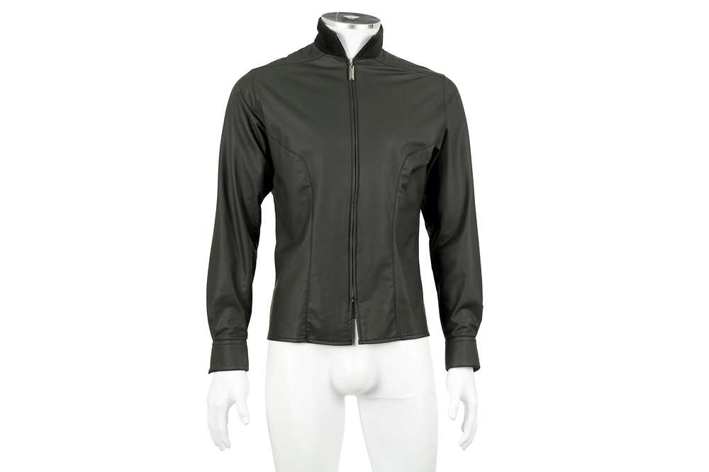 Lot 217 - Thierry Mugler Black Nylon Jacket - Size 38