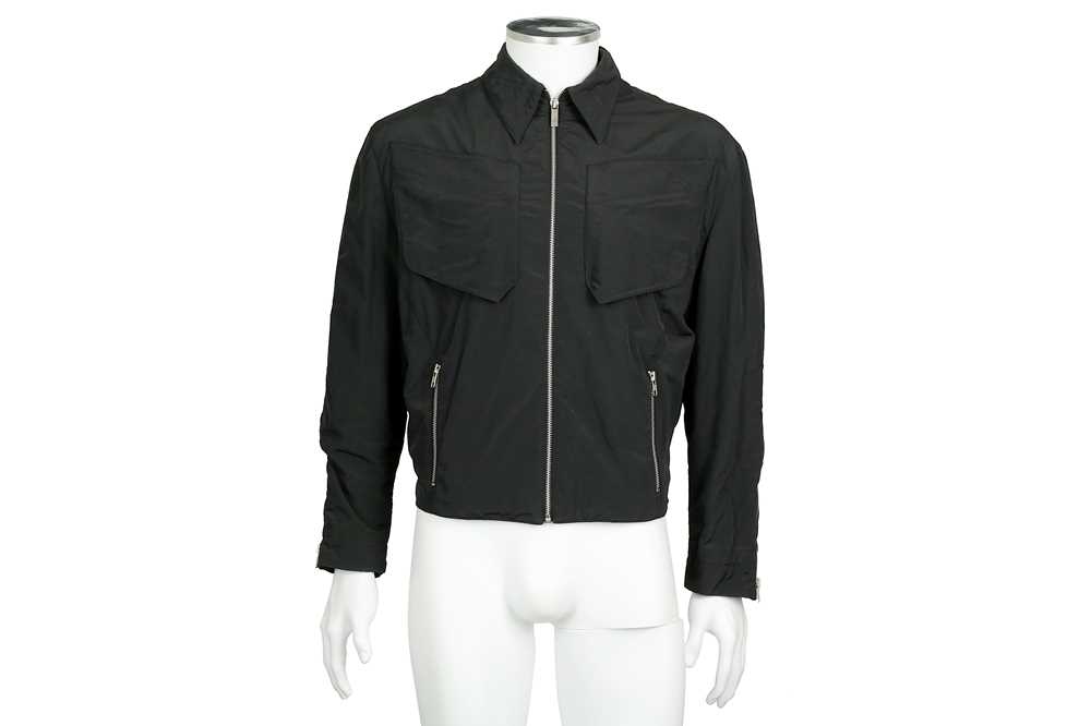 Lot 218 - Thierry Mugler Black Zip Sports Jacket - Size M