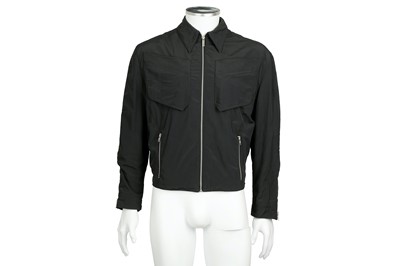 Lot 218 - Thierry Mugler Black Zip Sports Jacket - Size M