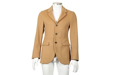 Lot 166 - Prada Beige Wool Blazer - Size 48