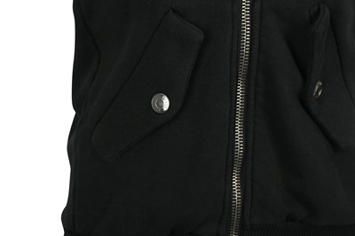 Lot 219 - Balmain Black Hooded Gilet - Size M