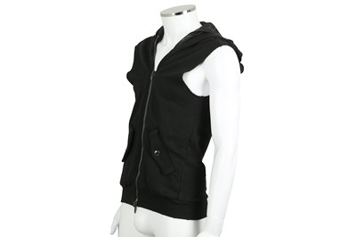 Lot 219 - Balmain Black Hooded Gilet - Size M