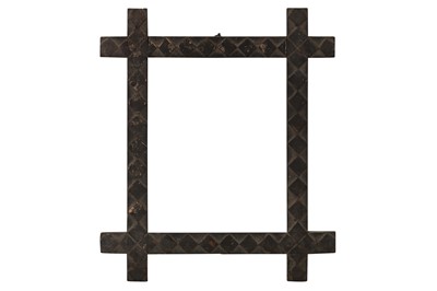 Lot 92 - AN ENGLISH LATE 19TH CENTURY OAK PROVINCIAL ARTS AND GRAFTS OXFORD FRAME