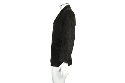 Lot 226 - Thierry Mugler Black Fur Blazer - Size 46