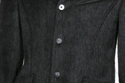 Lot 226 - Thierry Mugler Black Fur Blazer - Size 46